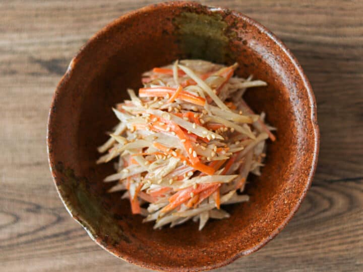 Gobo Salad (Burdock Root Salad with Mayonnaise) Umami Pot