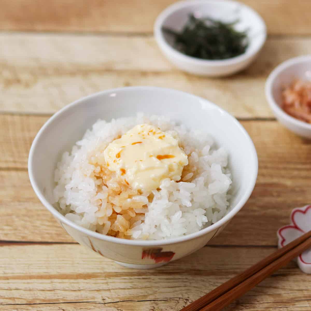 butter and soy sauce rice