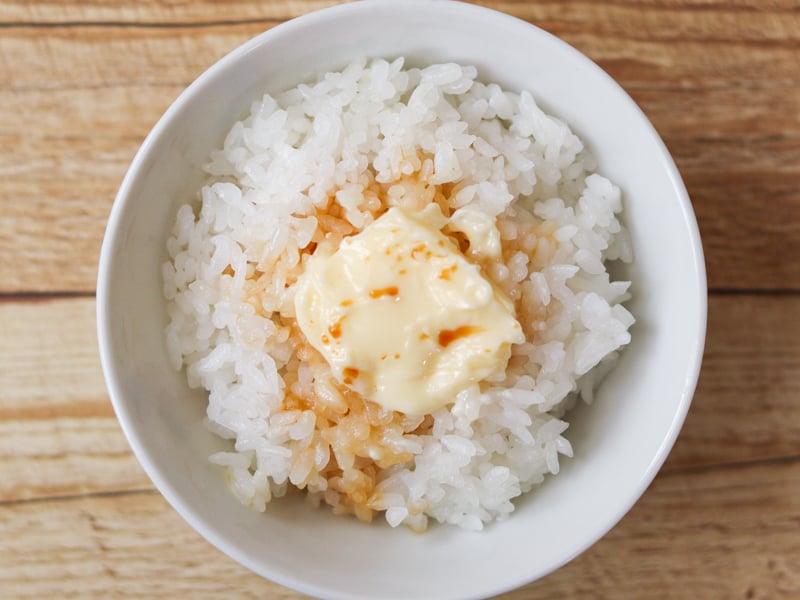 butter and soy sauce rice instruction_1