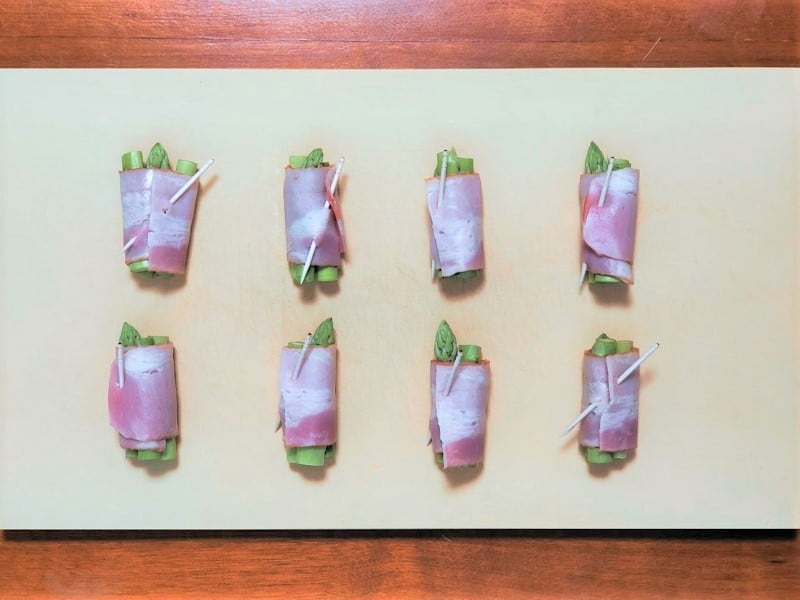 Japanese style bacon-wrapped asparagus instruction_2