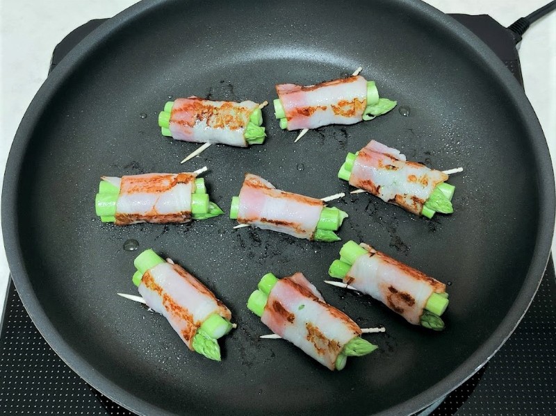 Japanese style bacon-wrapped asparagus instruction_3