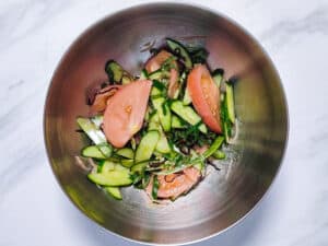 Japanese summer vegetable salad instruction_2