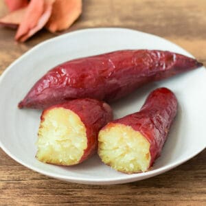 Yaki Imo (baked Japanese sweet potatoes)