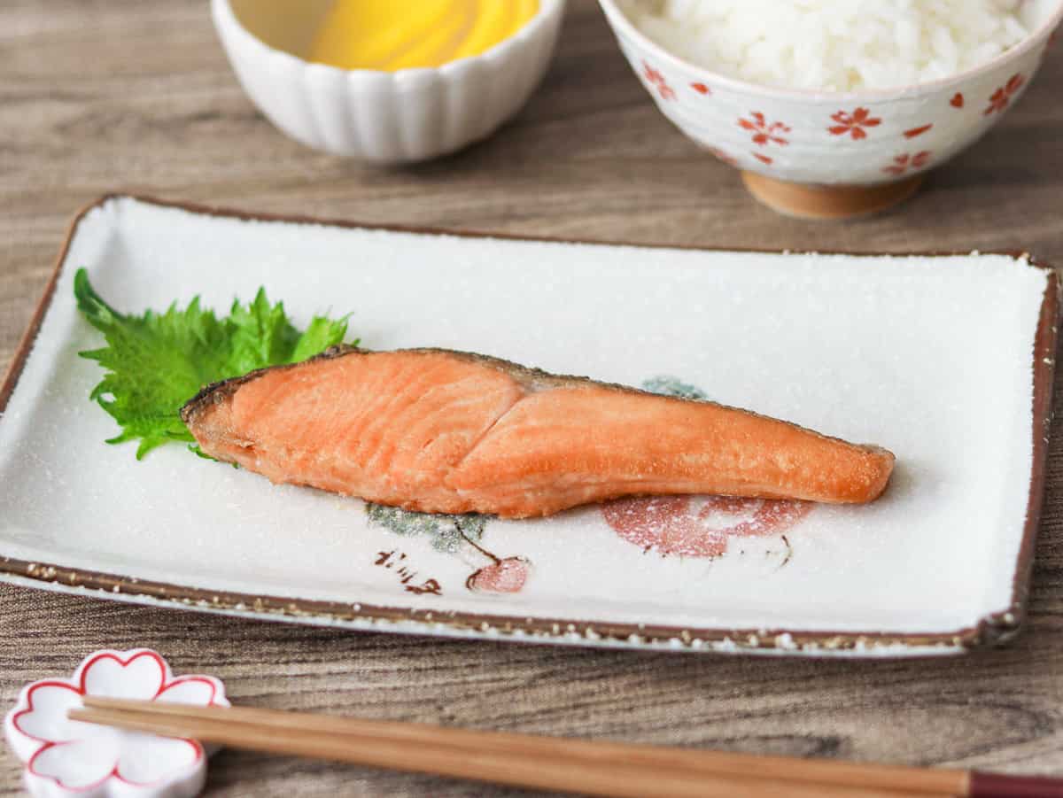 Ama-Shiozake (Japanese lightly salted salmon)