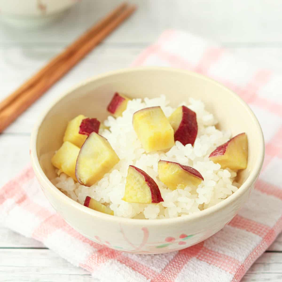 Satsumaimo Gohan (Japanese sweet potato rice)