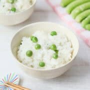 Mame Gohan (Japanese-style green pea rice)