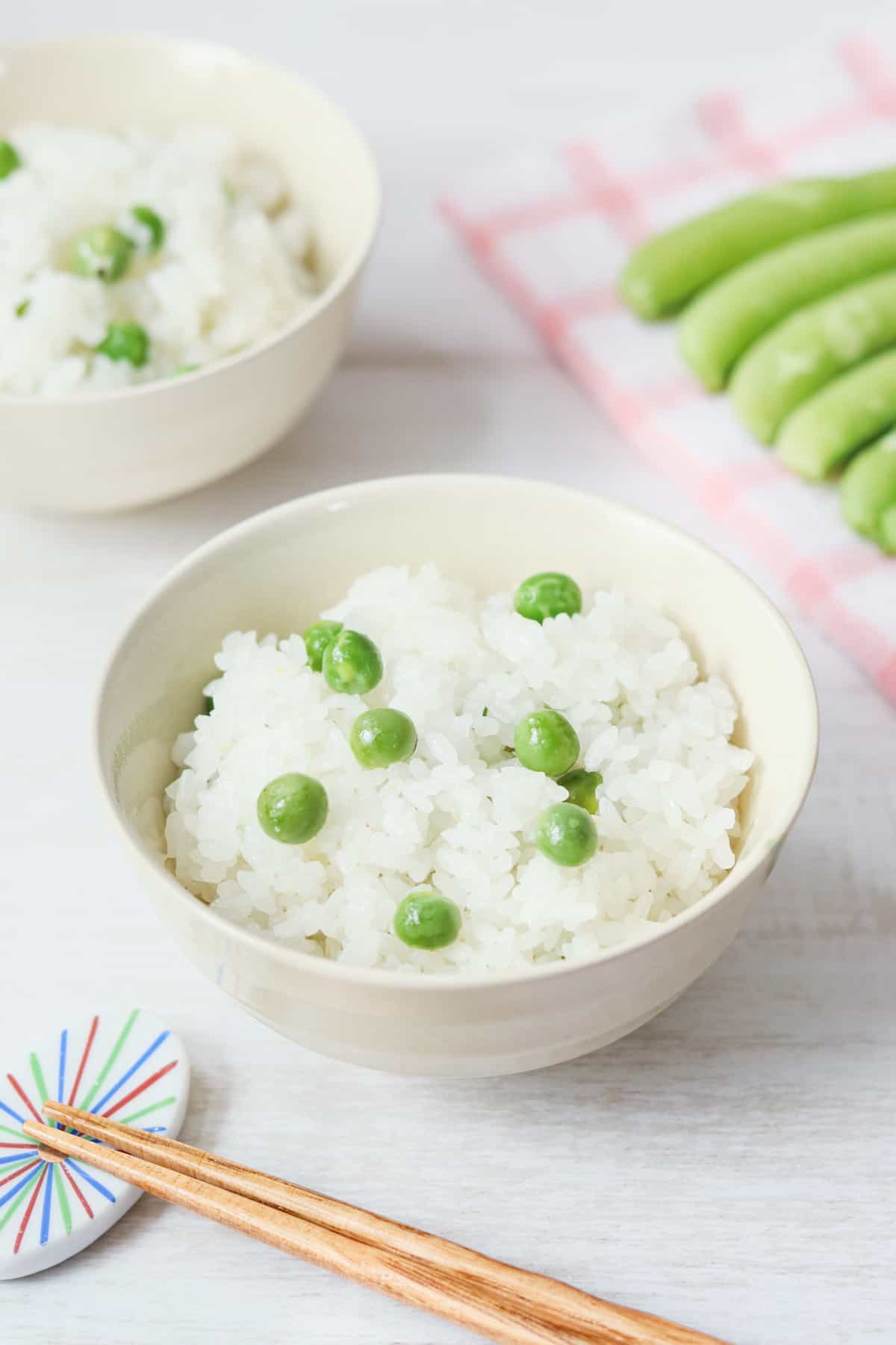 Mame Gohan (Japanese-style green pea rice)