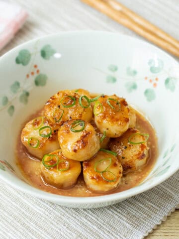 Sautéed Scallops with Butter and Soy Sauce