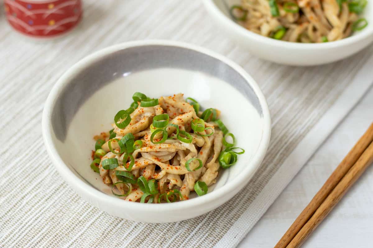 Torikawa Ponzu (Japanese chicken skin)