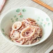 Japanese Squid Salad with Onions