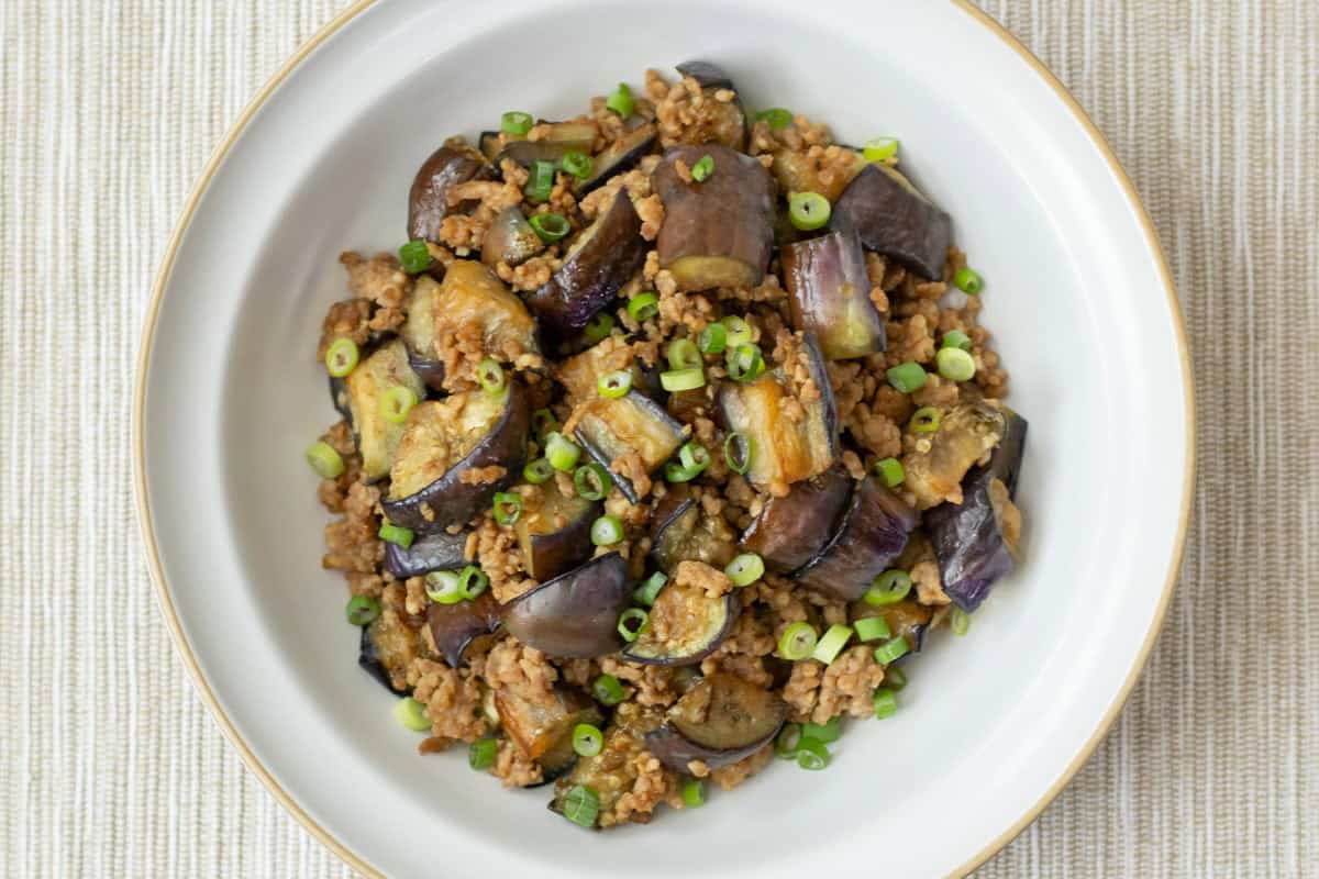 stir-fried Japanese eggplant with ground meat_instruction-5