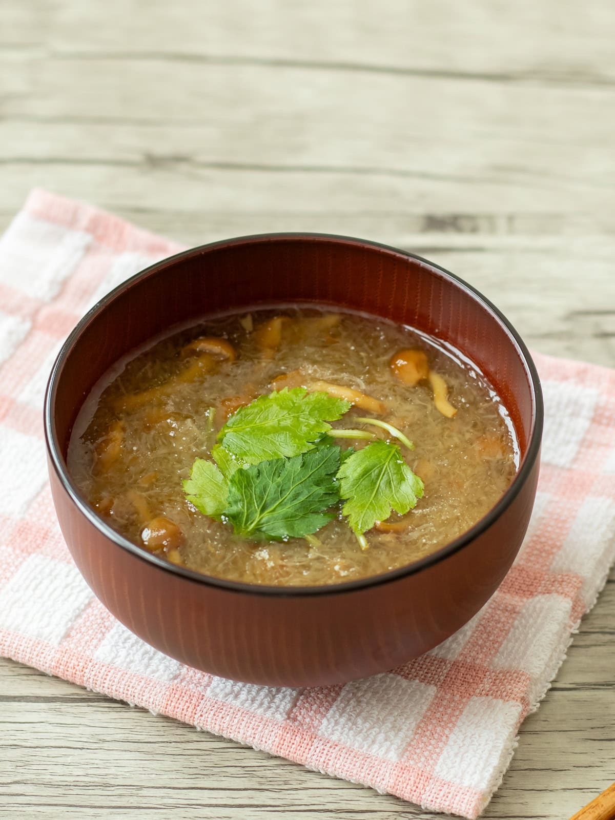 Mizore Jiru (Japanese grated daikon soup)