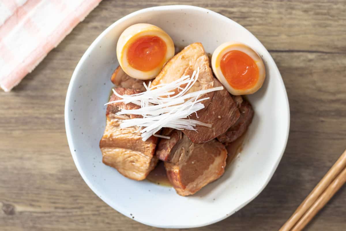 Buta no Kakuni (Japanese simmered pork belly)