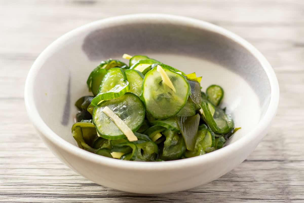 Cucumber Sunomono (Japanese cucumber salad)