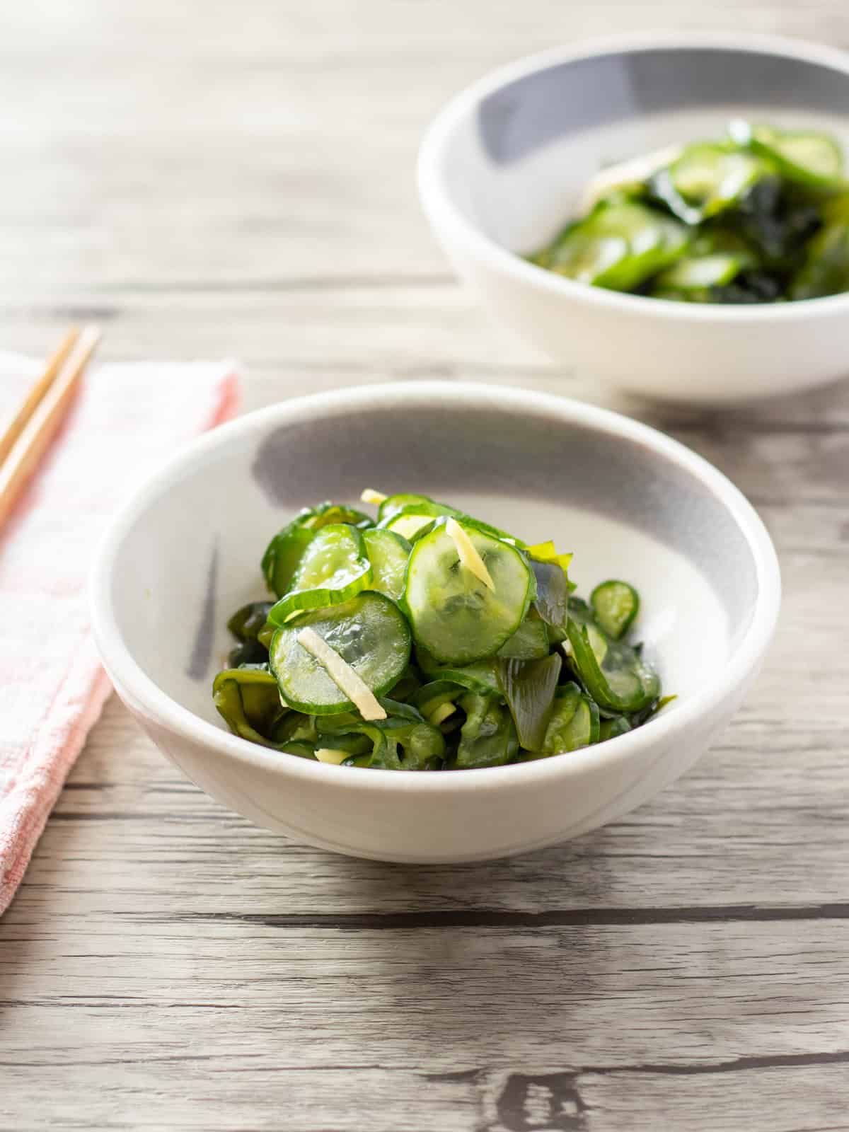 Cucumber Sunomono (Japanese cucumber salad)