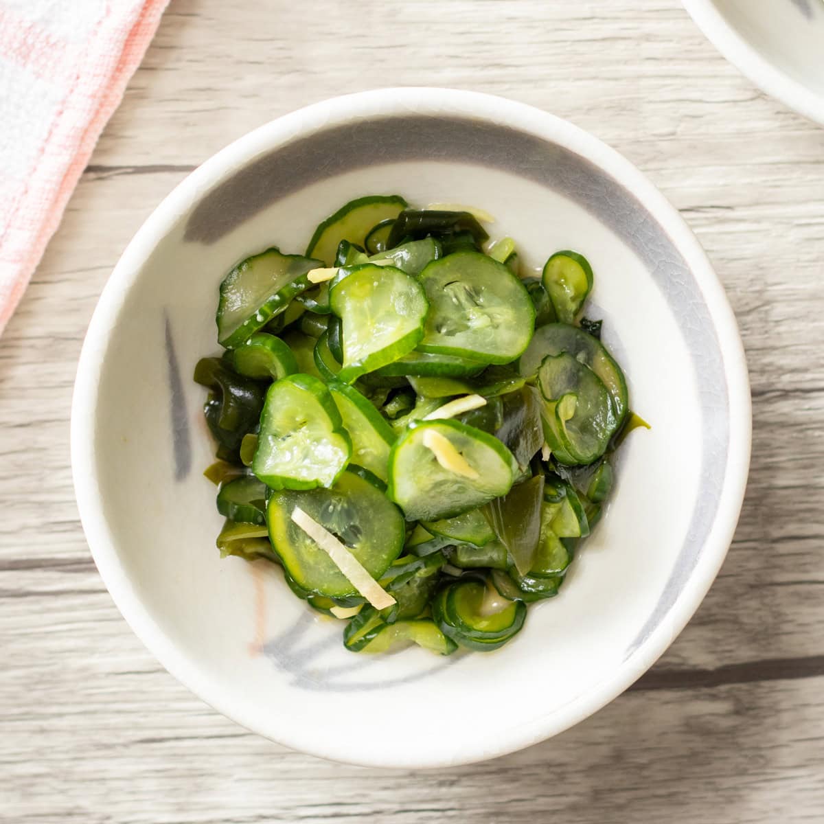 Cucumber Sunomono (Japanese cucumber salad)