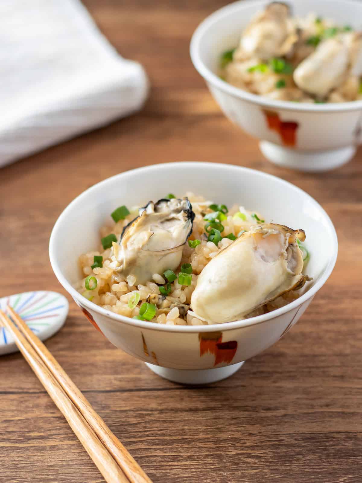 Kaki Gohan (Japanese oyster rice)