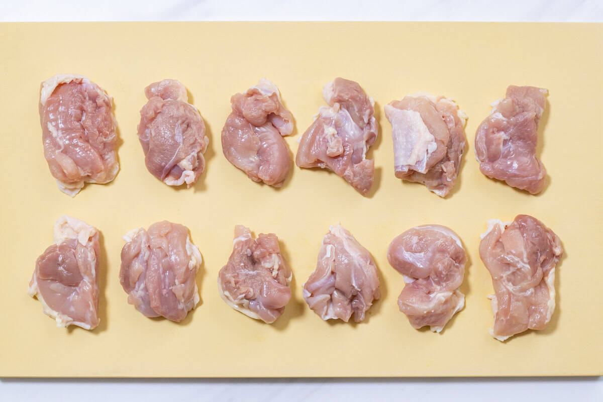 chicken cut into bite-sized pieces for karaage