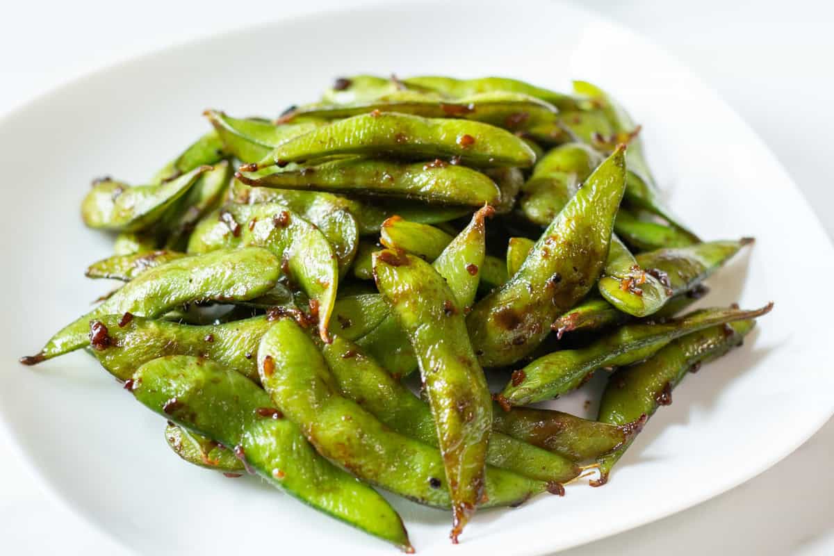 Edamame with Garlic and Soy Sauce