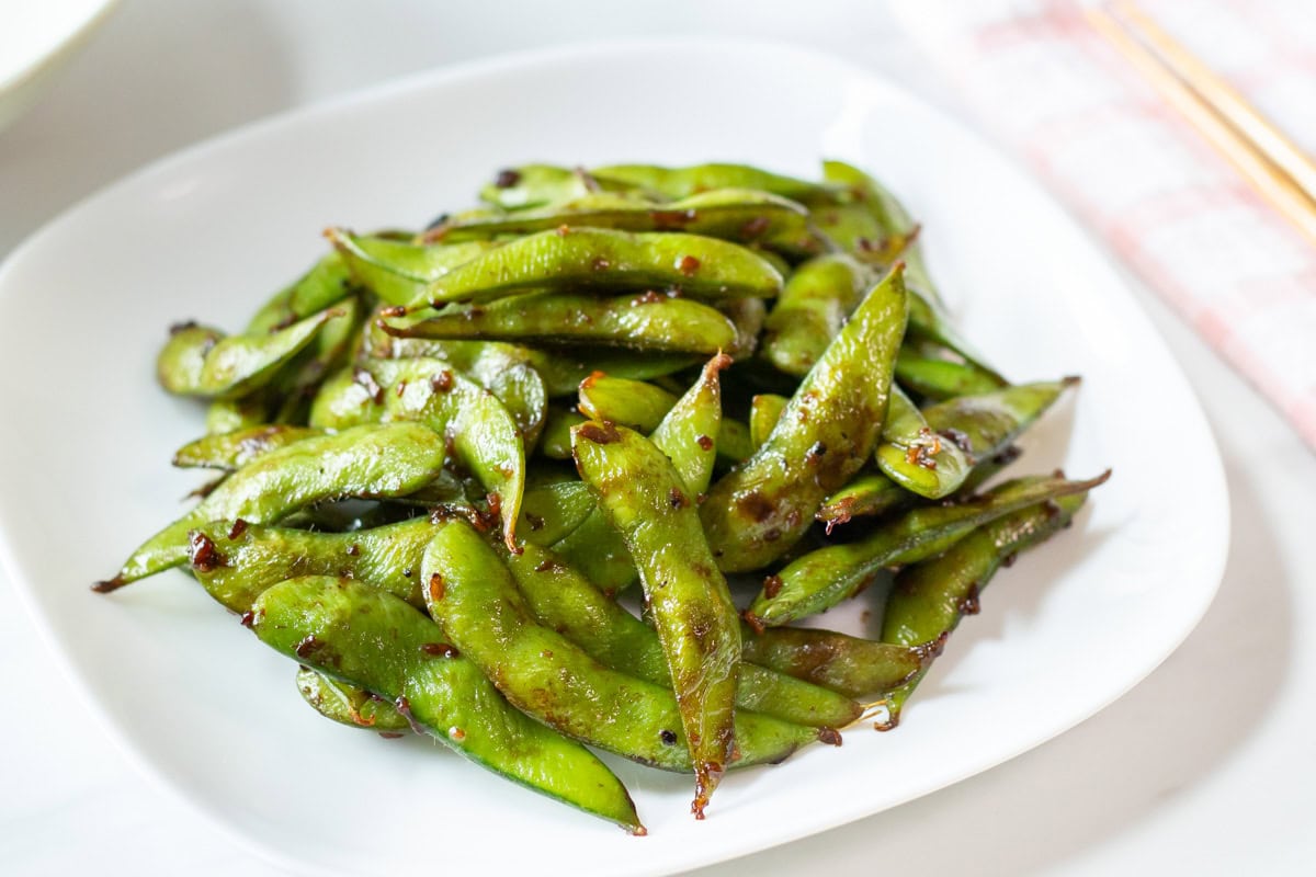 Edamame with Garlic and Soy Sauce
