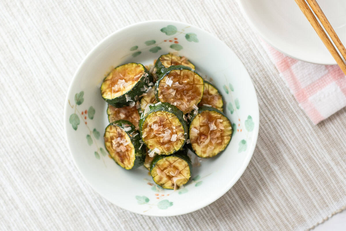 Japanese-Style Zucchini Steaks