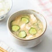 Hiyajiru (Cold Miso Soup)