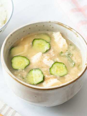 Hiyajiru (Cold Miso Soup)