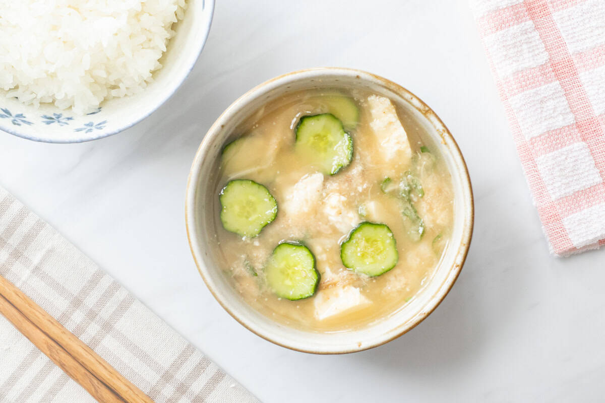 Hiyajiru (Cold Miso Soup)
