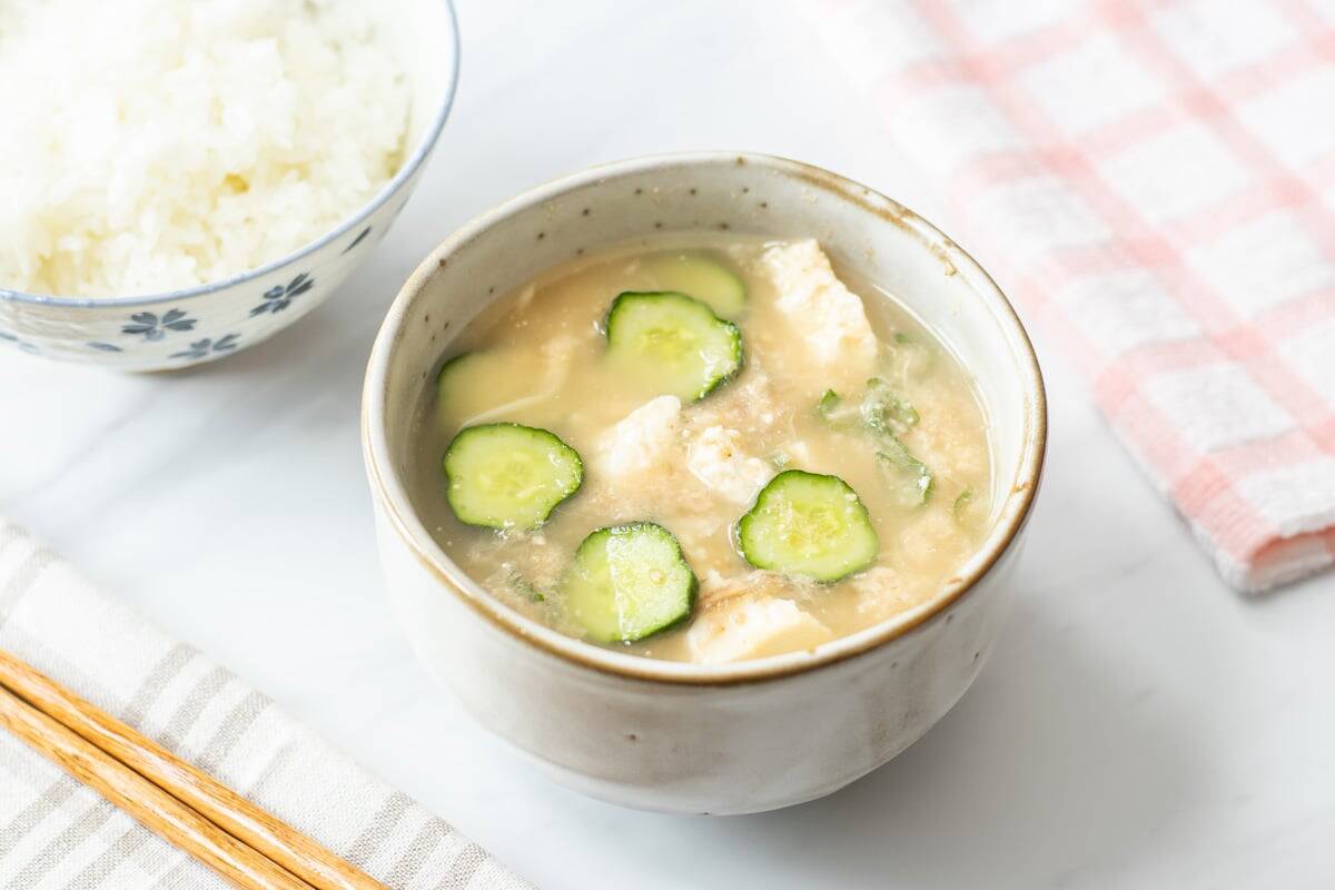 Hiyajiru (Cold Miso Soup)
