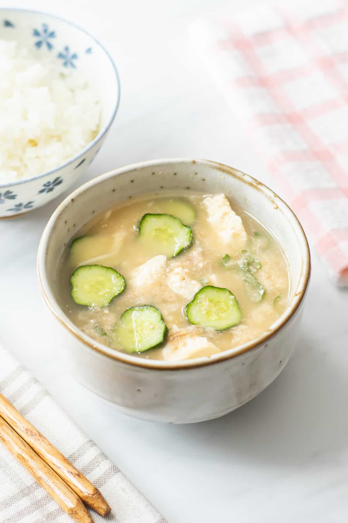 Hiyajiru (Cold Miso Soup)
