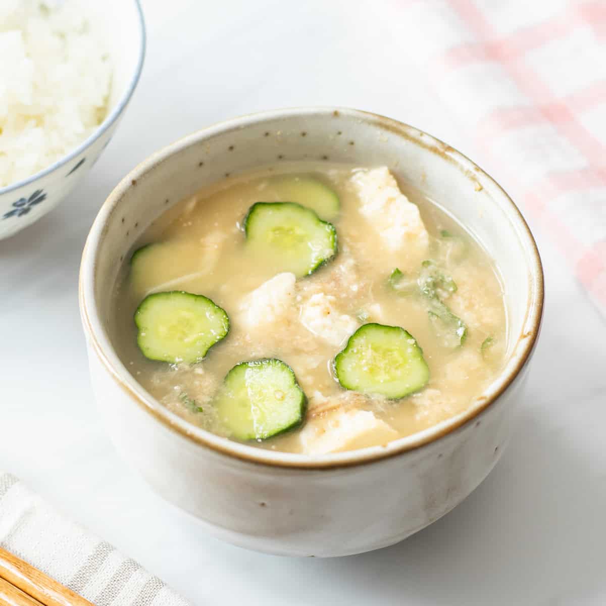 Hiyajiru (Cold Miso Soup)