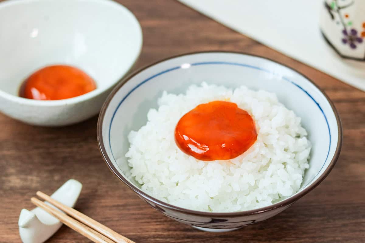 Soy Cured Egg Yolks