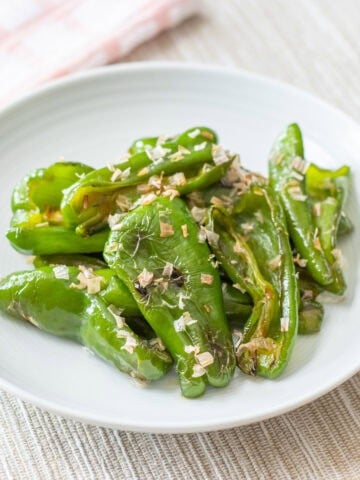 Japanese-Style Soy Glazed Bell Peppers