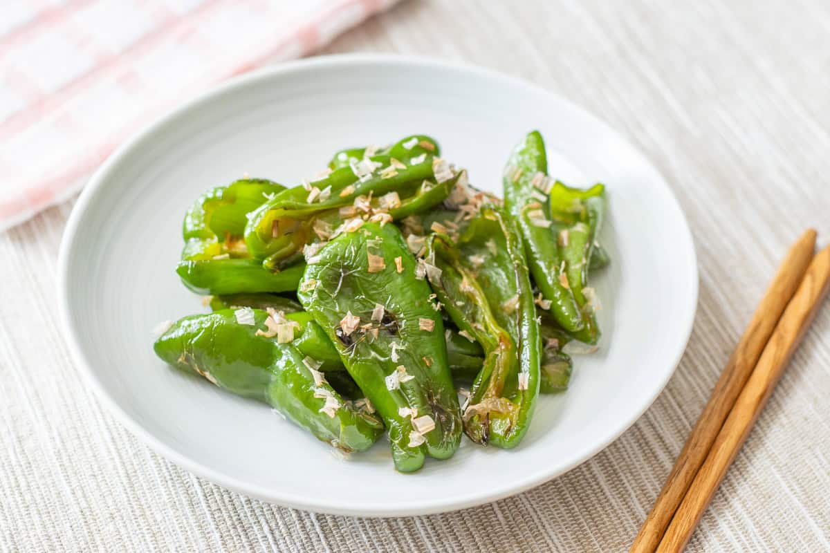 Japanese-Style Soy Glazed Bell Peppers