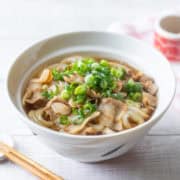 Butaniku Udon (pork belly udon noodle soup)
