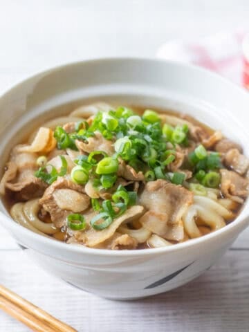 Butaniku Udon (pork belly udon noodle soup)