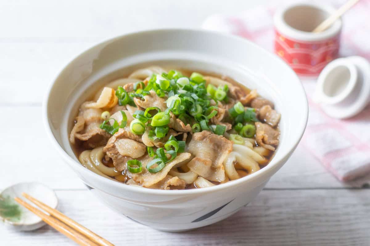 Butaniku Udon (pork belly udon noodle soup)