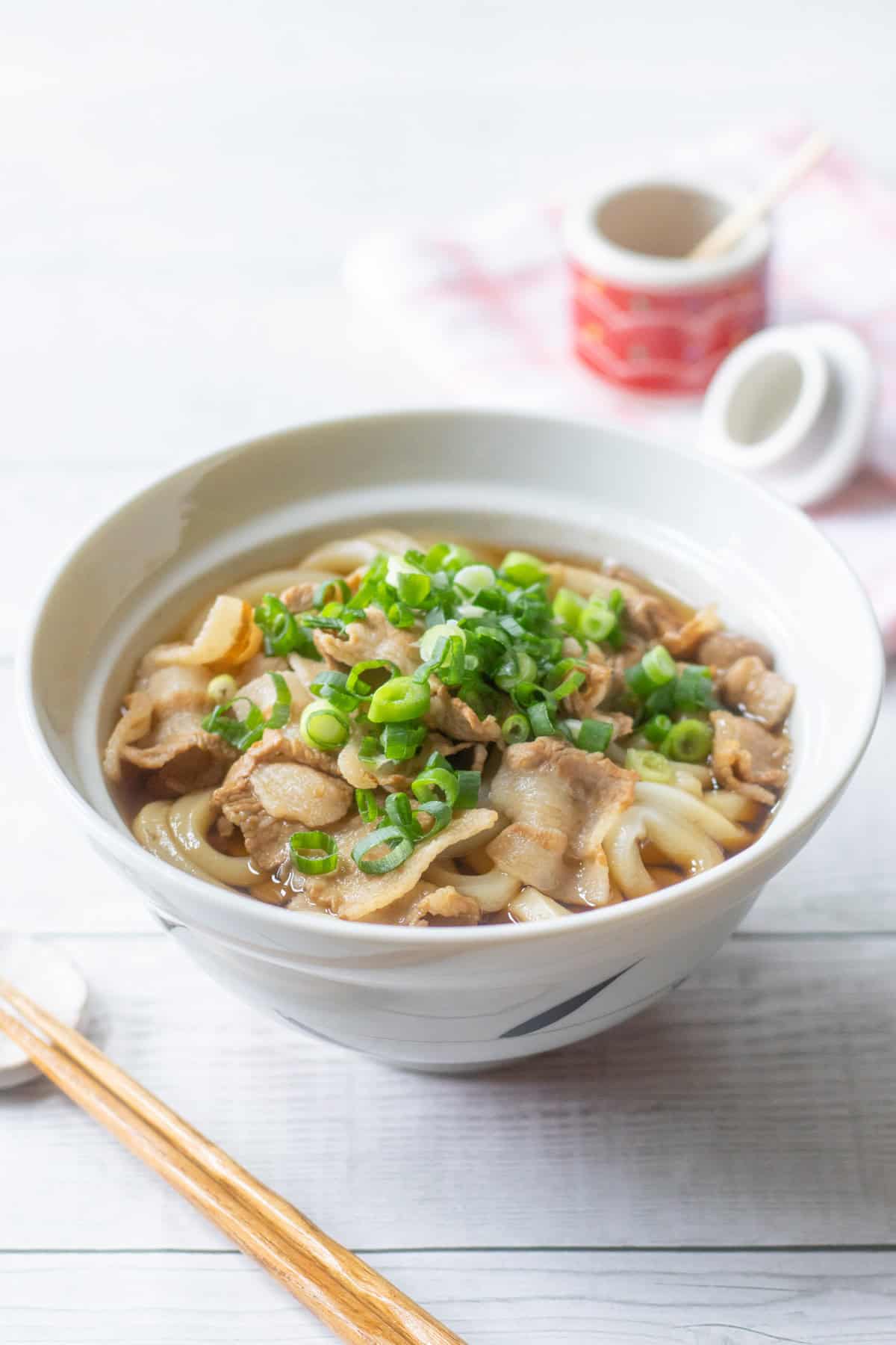 Butaniku Udon (pork belly udon noodle soup)