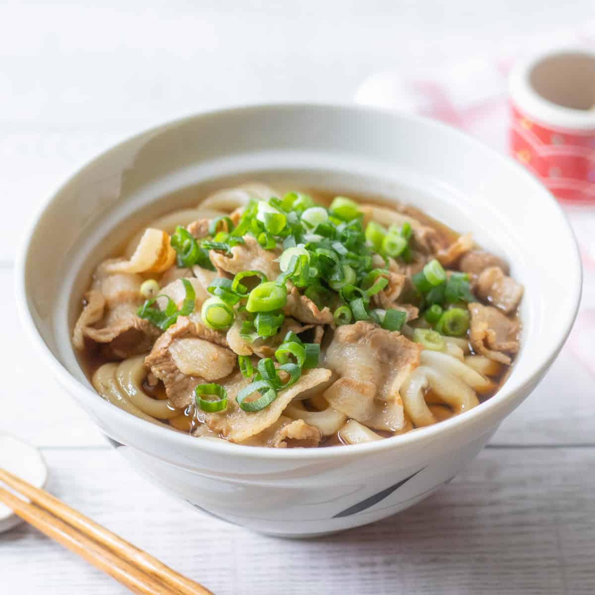 Butaniku Udon (pork belly udon noodle soup)