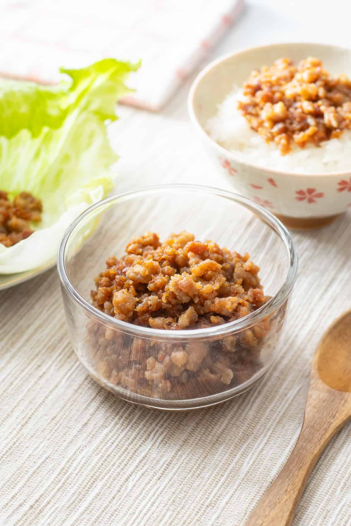 Niku Miso (miso-flavored ground meat)