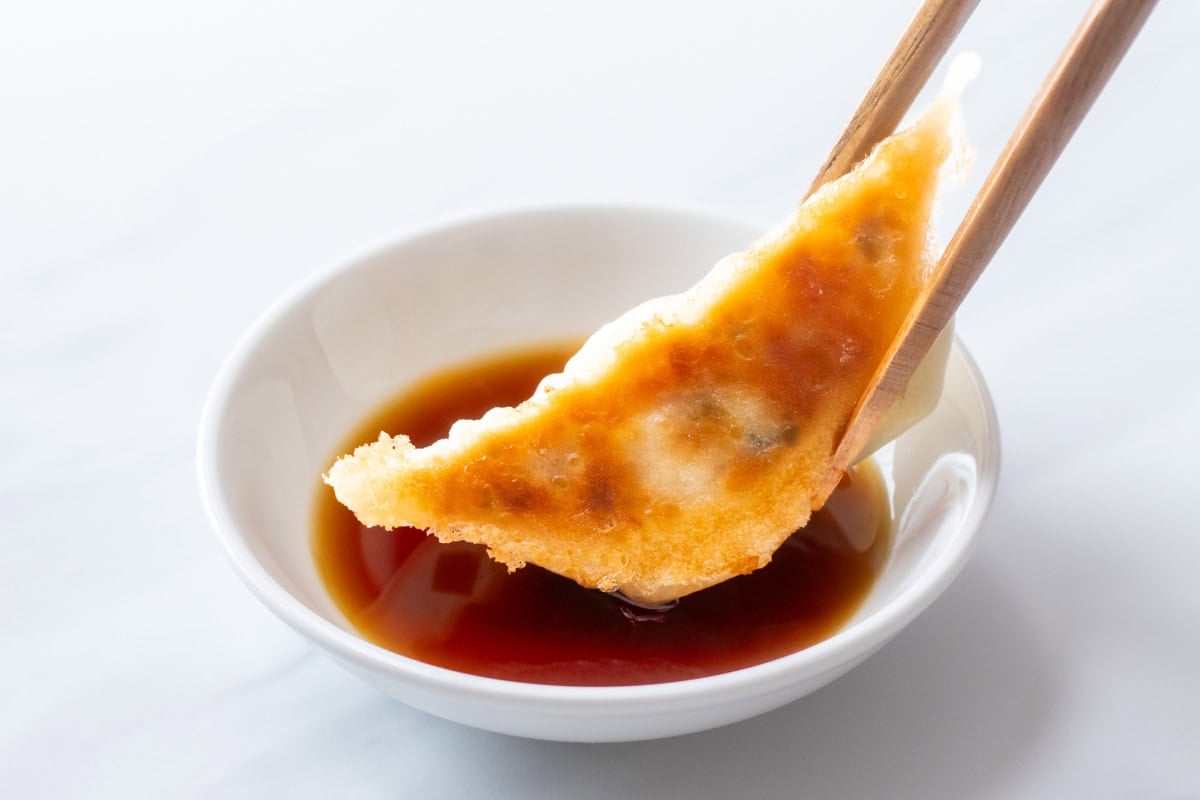 the dipping sauce for gyoza