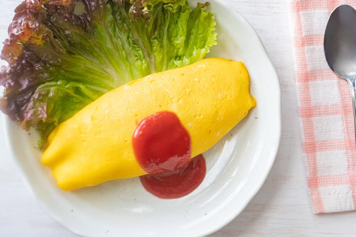 Omurice (Japanese omelette rice)