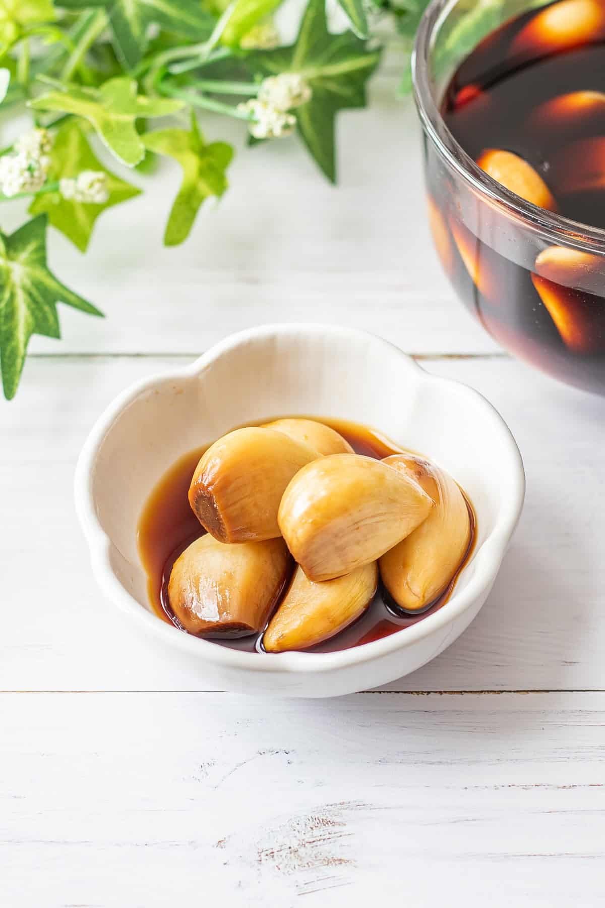 Japanese Soy Sauce Pickled Garlic