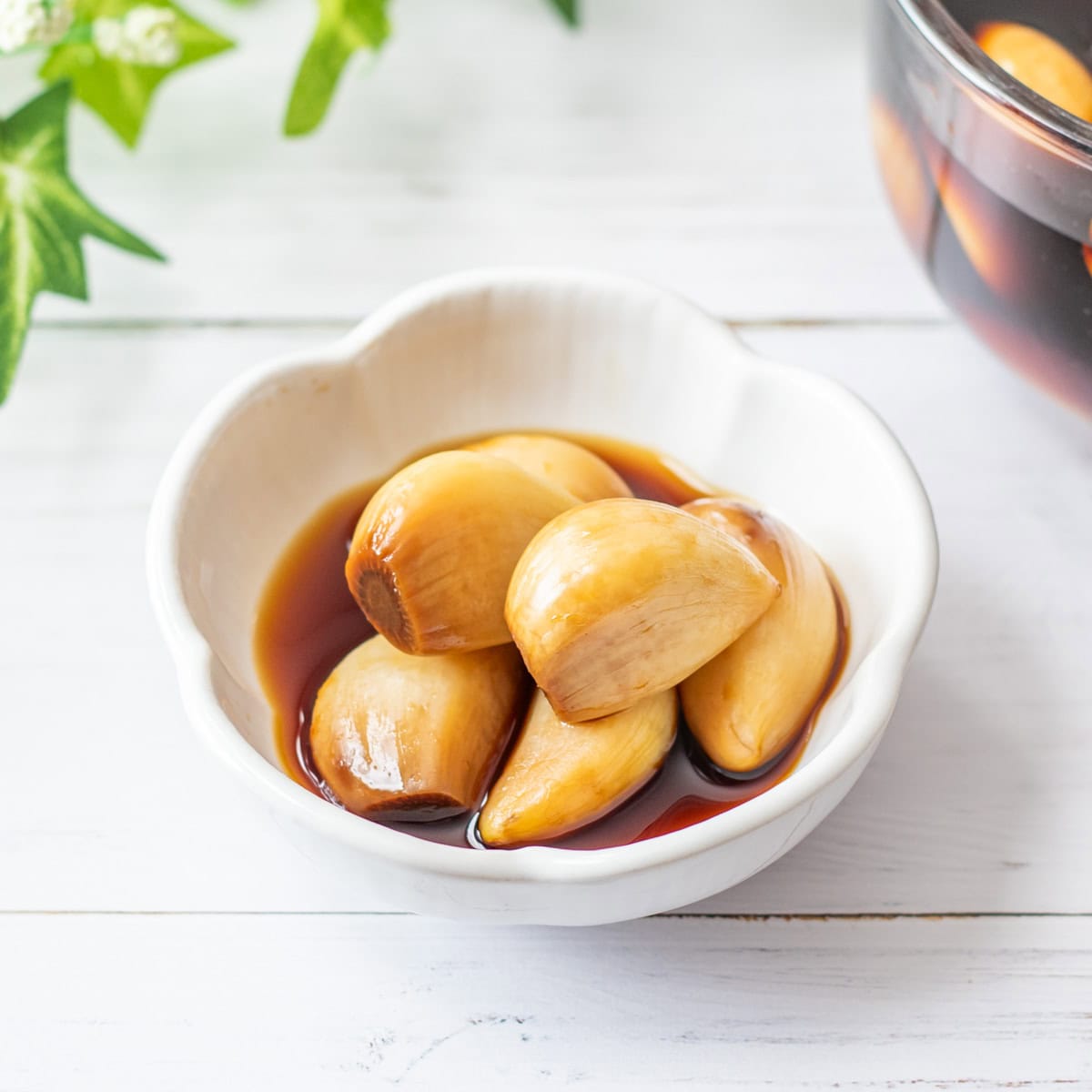 Japanese Soy Sauce Pickled Garlic