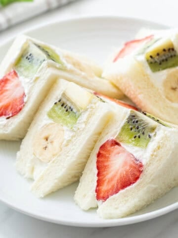 Fruit Sando (Japanese fruit sandwich)