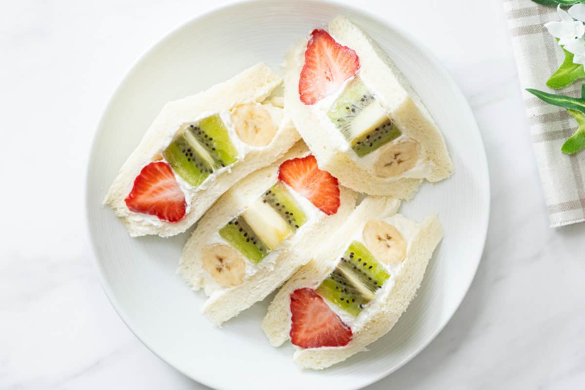 Fruit Sando (Japanese fruit sandwich)