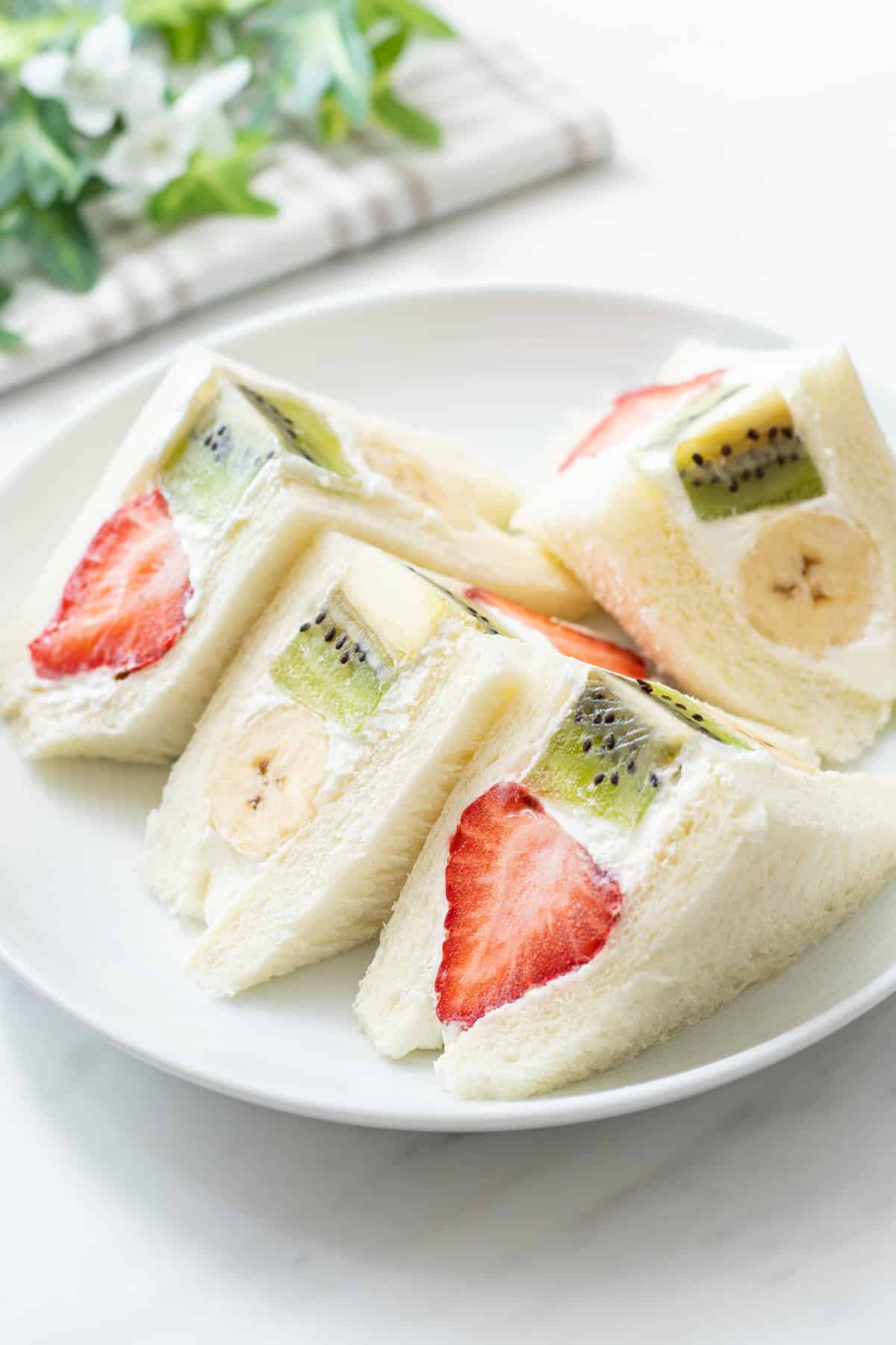 Fruit Sando (Japanese fruit sandwich)