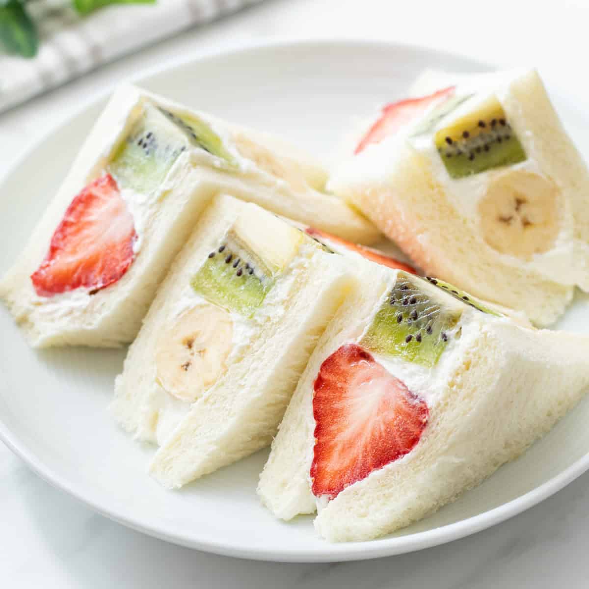 Fruit Sando (Japanese fruit sandwich)