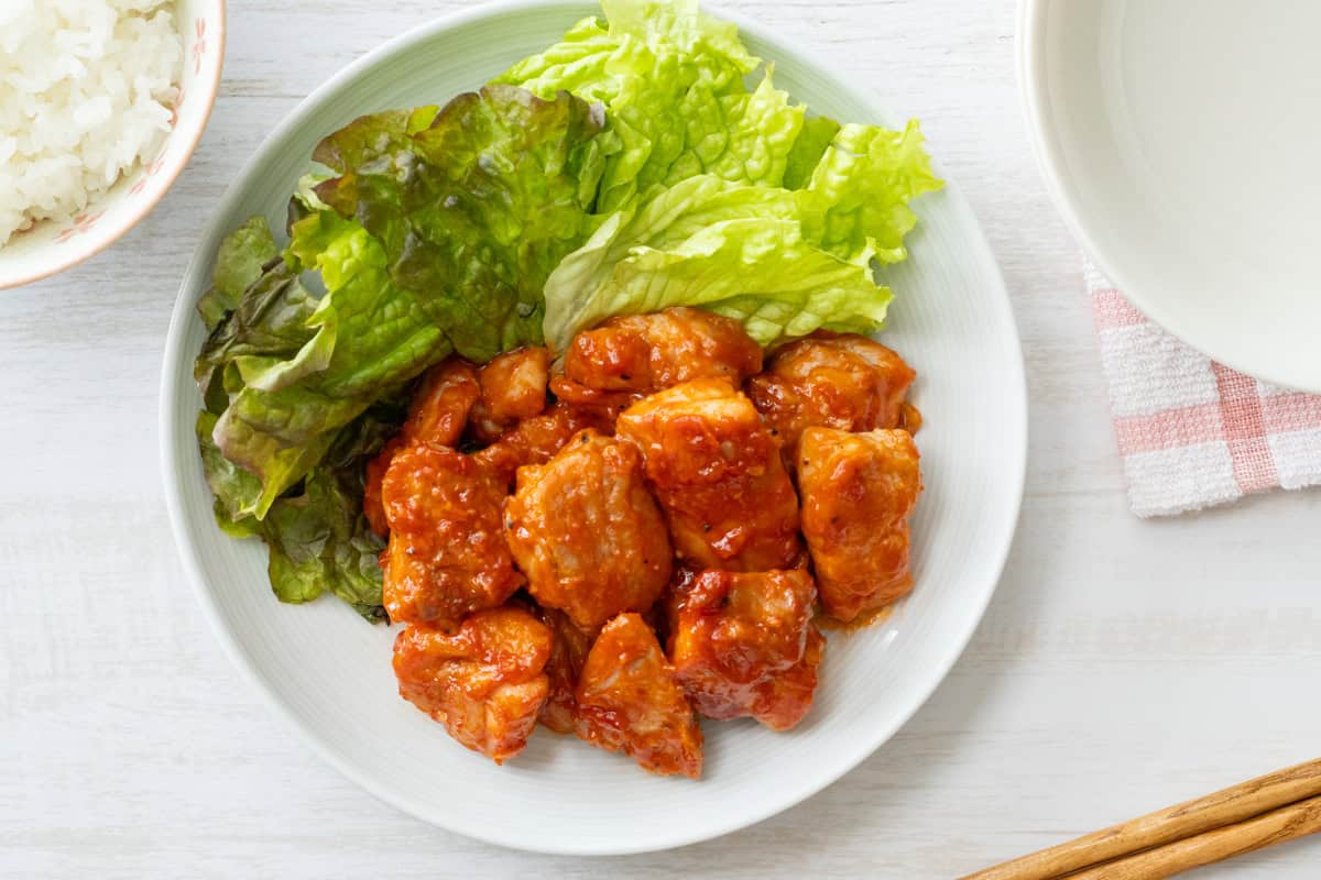 Japanese-Style Ketchup Chicken