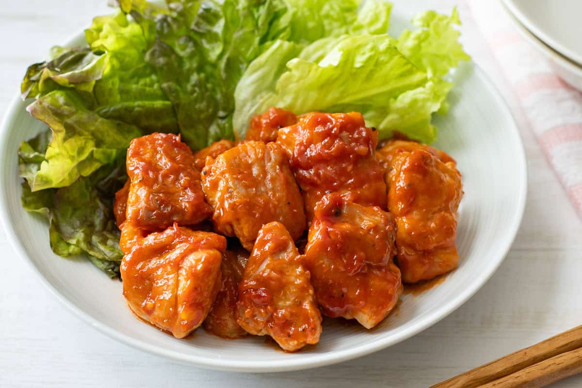 Japanese-Style Ketchup Chicken